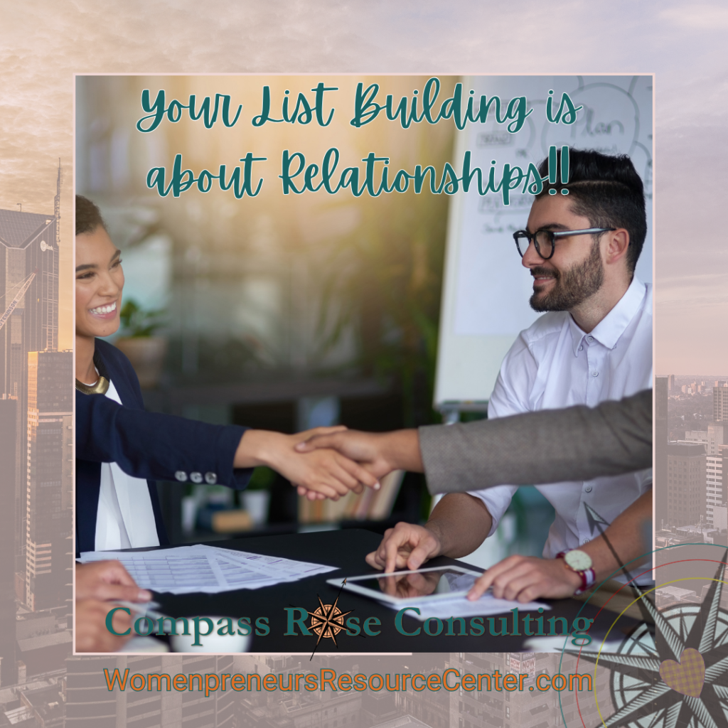 list building is about relationships